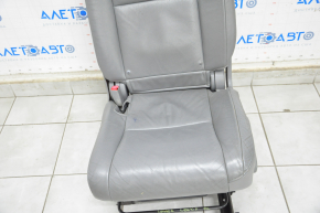 Seat 2 row left Toyota Sequoia 08-10 leather gray