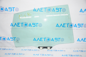 Glass of the rear right door Honda CRV 12-16 without factory tinting, scratches