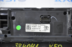 Climate control Toyota Camry v50 12-14 usa manual scratch on the lining, the knobs are worn