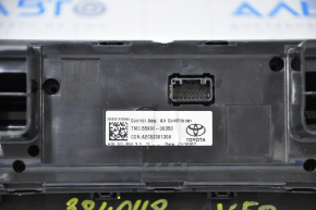 Climate control Toyota Camry v50 12-14 usa manual scratches on glass and trim, knobs are worn