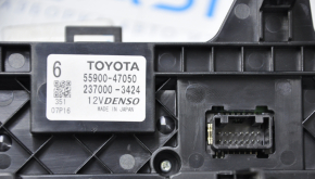 Climate control Toyota Prius V 12-17 scratches on the overlay
