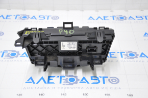 Climate control Toyota Prius V 12-17 scratches on the trim, rubbed glass and joystick