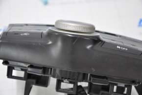 Climate control Toyota Prius V 12-17 scratches on the trim, rubbed glass and joystick