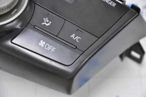 Climate control Toyota Prius V 12-17 scratches on the trim, rubbed glass and joystick