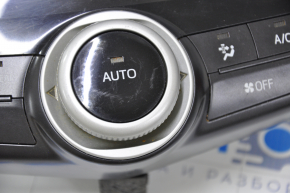 Climate control Toyota Prius V 12-17 scratches on glass and trim, joystick rubbed