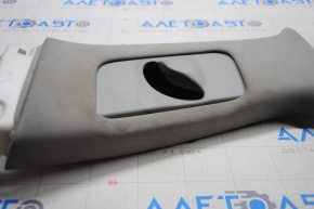 Center pillar trim upper belt left Lexus LS460 LS600h 07-12 gray, worn, for dry cleaning