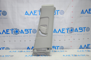 Center pillar trim upper belt right Toyota Prius 30 10-15 gray plastic, scratch