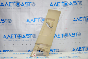 Center pillar trim upper belt right Toyota Highlander 14-19 beige, worn