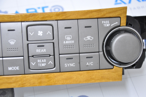 Climate control Toyota Highlander 08-10 auto under 3 rows buttons are rubbed