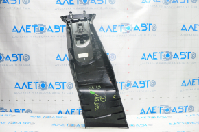 Upper center pillar trim belt right Mercedes CLA 14-19 black, broken fastener, crack