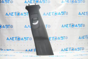 Upper center pillar trim belt left Mercedes CLA 14-19 black, fabric tear, broken fastener
