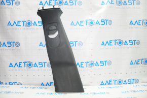 Center pillar trim, upper belt, left, Mercedes CLA 14-19, black
