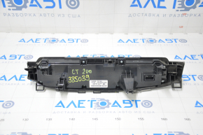 Climate control Lexus CT200h 14-17 broken mounts trim, scratches, rubbed glass