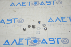 Hardware for glass door triangle rear right Tesla Model X 16-21 8 pcs set