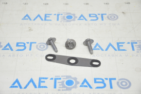 Hardware door hinges on the body rear right front Tesla Model X 16-21 set