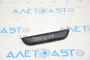 Door seal rear right upper rear Tesla Model X 16-21 small, with bracket