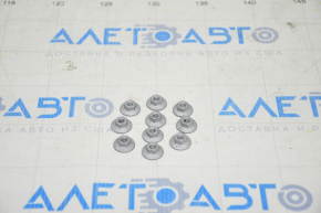 Upper glass nuts for rear right door Tesla Model X 16-21 10 pcs set