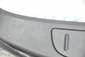 Trunk opening trim inner lower Tesla Model X 16-21 black, scratches