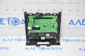 Climate control and audio control Nissan Pathfinder 13-16 under navigation, under wood scratches and sand on the lining