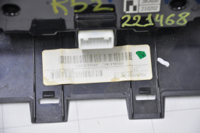 Climate control and audio control Nissan Pathfinder 13-16 under navigation, under wood scratches and sand on the lining