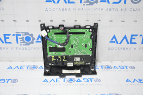 Climate control and audio control Nissan Pathfinder 13-16 without navigation under the tree scratched on the overlay and the knob