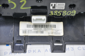 Climate control and audio control Nissan Pathfinder 13-16 without navigation under the tree scratched on the overlay and the knob