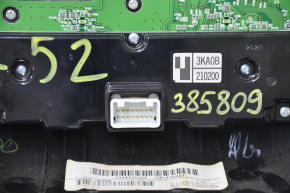 Climate control and audio control Nissan Pathfinder 13-16 without navigation under the tree scratched on the overlay and the knob