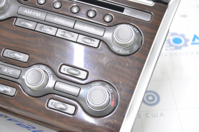 Climate control and audio control Nissan Pathfinder 13-16 without navigation under the tree scratched on the overlay and the knob