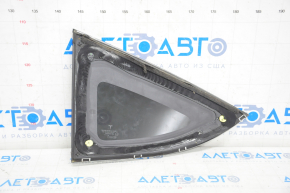 Window blind glass rear right Tesla Model X 16-21 chrome, chrome climbed, pressed