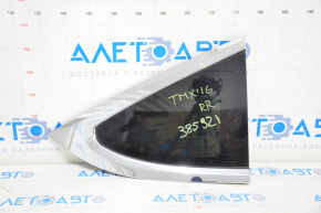 Window blind glass rear right Tesla Model X 16-21 chrome, chrome climbed, pressed