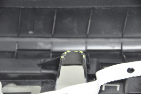 Front pillar trim left Tesla Model X 16-21 black, broken fasteners, cracks