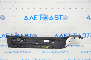 Door sill trim rear left Tesla Model X 16-21 complete, type 1, black, broken fastener, scratches