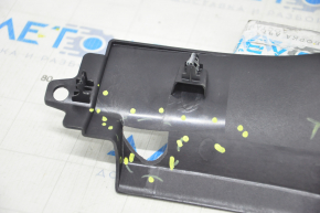 Door sill trim front right inner Tesla Model X 16-21 black, broken fastener, cracks, no fragment