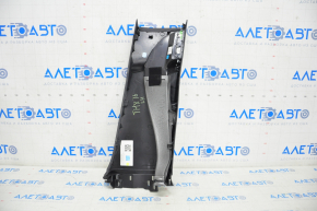 Center pillar trim lower left Tesla Model X 16-21 black