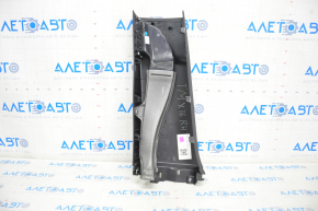 Center pillar trim lower right Tesla Model X 16-21 black