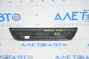 Door sill trim rear right outer Hyundai Santa FE 19-23 black