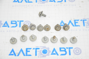 Front Bumper Mounting Bolt 14pcs Set Tesla Model X 16-21