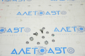 Door seal hardware rear right upper middle Tesla Model X 16-21 11 pcs set