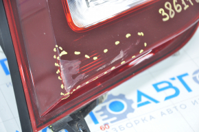 Rear bumper light left Hyundai Santa FE 19-20 sawed, broken fastening