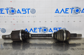 The front left half-shaft of a Nissan Murano z51 09-14 has a torn inner CV joint boot.