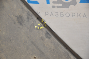 Front bumper lip VW Passat b8 16-19 USA rubbed, non-factory holes, tear