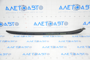 Windshield molding right Hyundai Santa FE 19-23 black rubbed, broken fastening