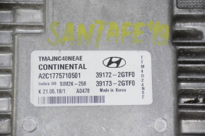ECU block engine computer Hyundai Santa FE 19-19