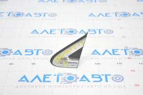 Triangle wing corner front left Hyundai Santa FE 19-23 chrome and matt black