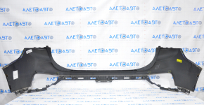 Rear bumper bare upper part Hyundai Santa FE 19-20 blue broken fasteners, sawed off