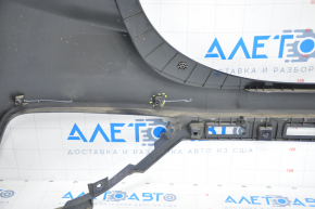 Rear bumper bare upper part Hyundai Santa FE 19-20 blue broken fasteners, sawed off
