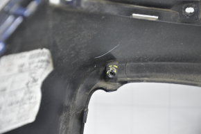 Front bumper bare Hyundai Santa FE 19-20 blue broken headlight mounts