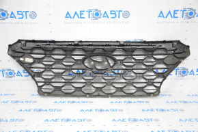 Radiator grill assembly Hyundai Santa FE 19-20 with badge, graphite