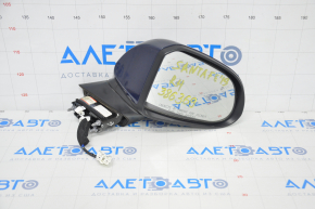 Side mirror right Hyundai Santa FE 19-19 5 pins, BSM, blue