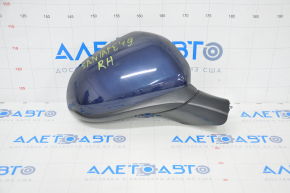 Side mirror right Hyundai Santa FE 19-19 5 pins, BSM, blue